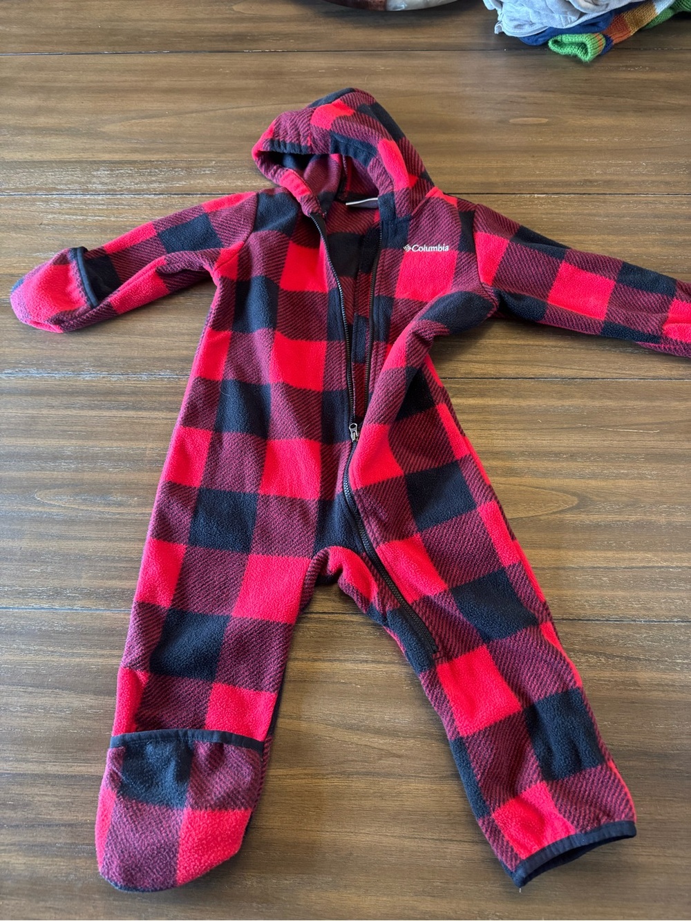 Columbia Infant Fleece Hunting- One Piece w/ Fold-over feet & hands